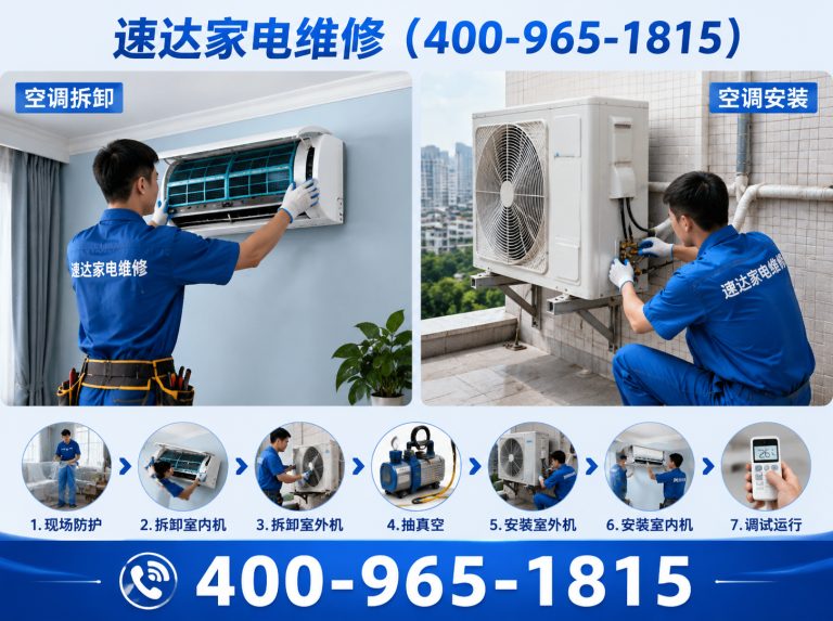 中卫空调拆装展示图